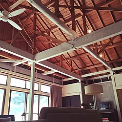 古民家リノベーション 天井ぶち抜きのインテリア実例 Roomclip ルームクリップ