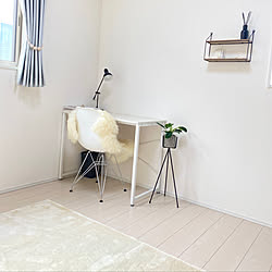 アントロンホームラグ/一生ものの家具/ホワイトインテリア/夏の模様替え/子供と暮らす...などのインテリア実例 - 2020-07-31 15:42:48