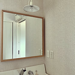 バス トイレ 洗面所 壁紙 サンゲツ Ebクロスのインテリア実例 19 02 16 22 07 32 Roomclip ルームクリップ