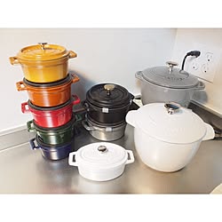 キッチン/staub鍋/ストウブ鍋/アメリカンコンセント/ストウブ...などのインテリア実例 - 2016-09-26 16:05:59