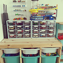 Ikea プラレール収納のインテリア実例 Roomclip ルームクリップ