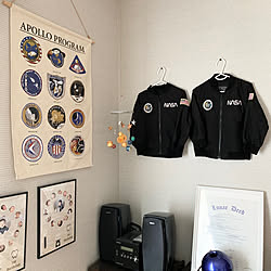 キッズスペース/子供部屋/NASA/Salyu!/月の土地権利書...などのインテリア実例 - 2020-09-10 12:18:57