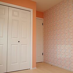 ピンクの壁紙のインテリア実例 Roomclip ルームクリップ