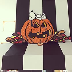 ハロウィン アイロンビーズ スヌーピーのインテリア実例 16 10 22 34 25 Roomclip ルームクリップ