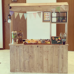 DIY/ボックス/フェイクグリーン/カラボリメイク/キャンディポット...などのインテリア実例 - 2019-03-29 16:53:26