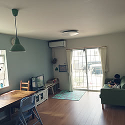 部屋全体/床にものを置かない/かわいいおうち/こどもと暮らす。/男の子ママ...などのインテリア実例 - 2019-06-29 06:46:11