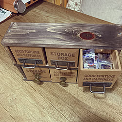 100均DIY/ミルトンボックス/小物入れDIY/セリアボックスdiy/DIY...などのインテリア実例 - 2019-10-23 22:44:20