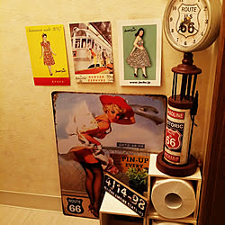 ピンナップガールのインテリア実例 Roomclip ルームクリップ