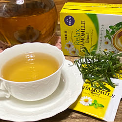 ナチュラル雑貨/カモミール&ペパーミント/リラックスカモミールブレンド/RelaxCHAMOMILEBlend/日東紅茶...などのインテリア実例 - 2020-04-02 19:34:10