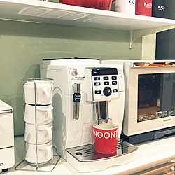 キッチン/コーヒーカップ/カルディキャニスター缶/アフタヌーンティー/デロンギ...などのインテリア実例 - 2017-12-02 02:20:35