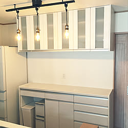 180センチ カップボード キッチンボード 背面収納 キッチン カゴ収納のインテリア実例 06 11 10 42 53 Roomclip ルームクリップ