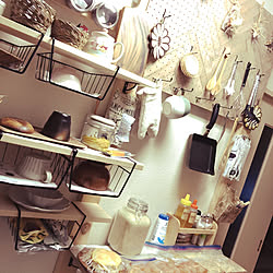 キッチン収納 DIY/作り置き/賃貸 1LDK/いいね&フォローありがとうございます☆/マンション暮らし...などのインテリア実例 - 2020-06-25 19:41:00