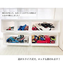 おもちゃ収納/キッズスペース/子供部屋/団地暮らし/団地インテリア...などのインテリア実例 - 2019-08-22 22:27:09
