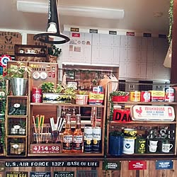 キッチン/フォローありがとうございます☆/いいね!ありがとうございます♪/100均アイテム/セリア...などのインテリア実例 - 2016-05-31 18:07:12
