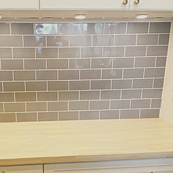 キッチン/サブウェイタイル/脱マンション化計画/マンション感を消したい/新築だけどDIY...などのインテリア実例 - 2018-08-15 18:15:21