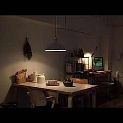 部屋全体/PCデスク周り/artek/IKEA/照明のインテリア実例 - 2014-10-21 01:06:19