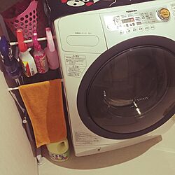 部屋全体/つっぱり棒/洗濯機周りのインテリア実例 - 2016-02-15 03:26:10