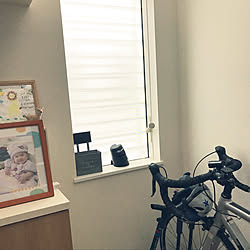 玄関/入り口/自転車/玄関吹き抜け/オシャレに子育てしたい!/子育てママ...などのインテリア実例 - 2018-11-28 22:02:05