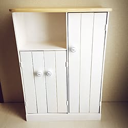 棚/とりあえず完成〜♡/ナチュラルフレンチ/RCの出逢いに感謝♡/DIY...などのインテリア実例 - 2017-04-13 13:37:57