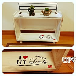 棚/西日との戦い/LIVE IN THE ROUGH!/板は一枚10円/花台...などのインテリア実例 - 2016-08-08 22:59:55