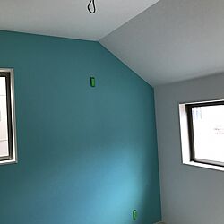 ティファニーブルーの壁紙のインテリア実例 Roomclip ルームクリップ