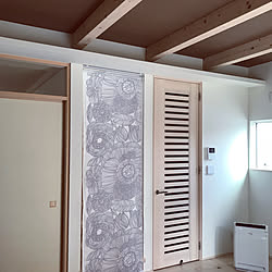 マリメッコ ロールスクリーンdiyのインテリア 手作りの実例 Roomclip ルームクリップ