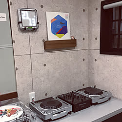 壁/天井/これさえあれば、わたしの部屋/BECK/音楽のある生活/ロールスクリーン...などのインテリア実例 - 2018-07-14 22:40:49
