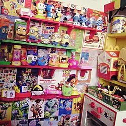 棚/おもちゃ/娘ZONE/マクドナルド/子供部屋...などのインテリア実例 - 2014-01-18 11:28:25