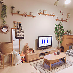 リサラーソン/夏の模様替え/ナチュラルインテリア/ムーミン/賃貸でも諦めない!...などのインテリア実例 - 2020-07-23 19:50:42