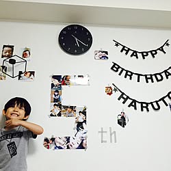 記録用 誕生日飾り付け 9歳 手作り 誕生日 などのインテリア実例 06 07 01 37 Roomclip ルームクリップ