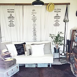 白×カーキのインテリア実例 ｜ RoomClip（ルームクリップ）