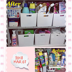 バス/トイレ/ストック多すぎ/整理整頓苦手/まだごちゃごちゃです。/●●の中...などのインテリア実例 - 2018-03-07 13:23:08