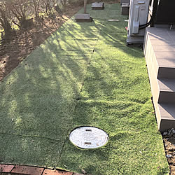 人工芝生をひいてみた ホーマック 壁 天井 ジョイフルak 困った時は楽天 などのインテリア実例 17 05 15 12 06 34 Roomclip ルームクリップ