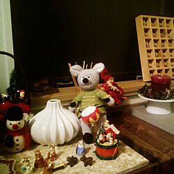 棚/クリスマスの飾り付け/雑貨/IKEA/手作り...などのインテリア実例 - 2014-12-21 18:41:51