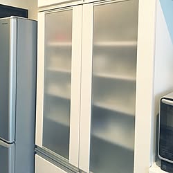 食器棚 目隠しシート ニトリ キッチン 100均 などのインテリア実例 18 10 02 19 12 51 Roomclip ルームクリップ