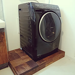 団地生活 Ur 洗濯機問題 洗濯機置き場 洗濯機かさ上げ 洗濯機 などのインテリア実例 21 02 02 18 12 04 Roomclip ルームクリップ