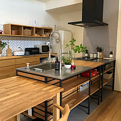 棚 造作カップボードのインテリア実例 Roomclip ルームクリップ