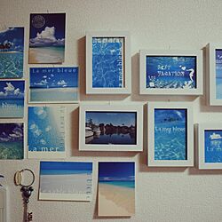 壁/天井/湘南で暮らす。/IKEA/ポストカード♡のインテリア実例 - 2014-08-19 16:29:35