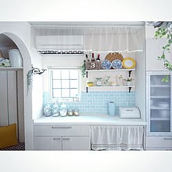 キッチン/数字オブジェ/ダイソー/格子窓DIY/ニトリ...などのインテリア実例 - 2017-03-17 08:20:43