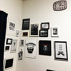 ニトリの額縁 Tシャツを飾るのインテリア実例 Roomclip ルームクリップ