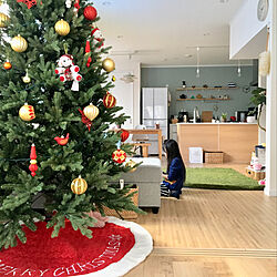 クリスマスツリー ナフコ リビング コストコ トイザらスのインテリア実例 15 11 10 15 51 19 Roomclip ルームクリップ