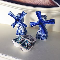 棚/オランダ/陶器のオーナメント/リサイクルショップ戦利品/中古雑貨...などのインテリア実例 - 2015-03-06 06:06:02