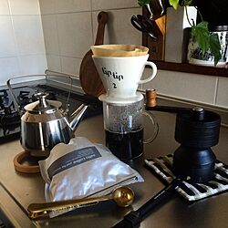 コーヒー道具/キッチン雑貨/アラビア/コーヒーミル/コーヒー豆...などのインテリア実例 - 2015-08-15 16:36:43