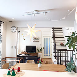 部屋全体/ビションフリーゼ/ストリングシェルフ/ステーションクロック/アルネヤコブセン...などのインテリア実例 - 2018-11-28 21:12:59