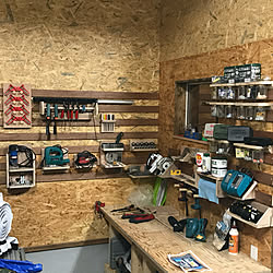 ガレージ収納のインテリア実例 Roomclip ルームクリップ