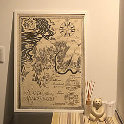 ムーミン谷の地図のインテリア実例 Roomclip ルームクリップ