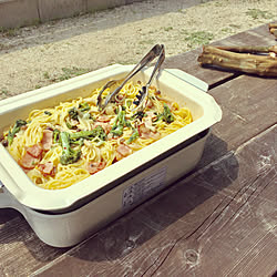 庭/お昼ごはん/ブルーノ/ウッドデッキDIY /新築一戸建て...などのインテリア実例 - 2020-04-11 18:50:22