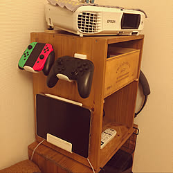 Diy ゲーム機収納のインテリア 手作りの実例 Roomclip ルームクリップ