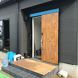 ミントグリーン 三協アルミ Amis 三協アルミ 引き戸 ドア などのインテリア実例 19 05 24 18 28 03 Roomclip ルームクリップ