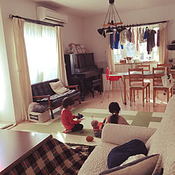 部屋全体/サンコー/おくだけ吸着/モニター当選ありがとうございます♡/こどもと暮らす...などのインテリア実例 - 2017-12-31 13:54:36